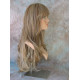 KRISTEN | Medium Blonde Mix Long Wig HEAT OK Layers Swept Bangs Skin Crown Wigs
