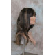 ALICIA | Dark Brown Strawberry Mix Long Wig Layers Skin Part Bangs 