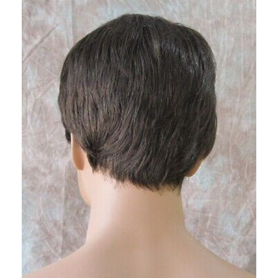 Ian | Medium Brown Mens Wig Short Shorter Classic Man Style | Adora