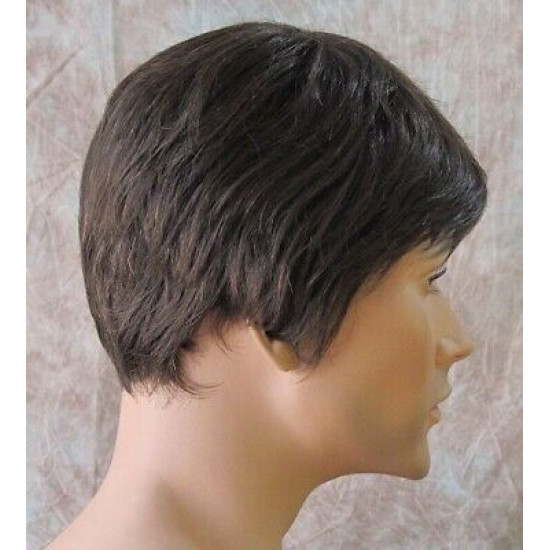Ian | Medium Brown Mens Wig Short Shorter Classic Man Style | Adora