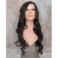 OBSESSION | Dark Brown Long Wig Spiral Curls Skin Part | Forever Young