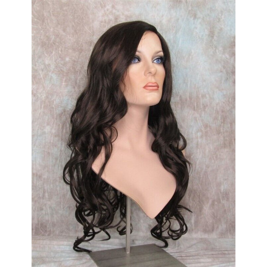 OBSESSION | Dark Brown Long Wig Spiral Curls Skin Part | Forever Young