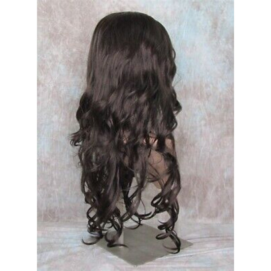 OBSESSION | Dark Brown Long Wig Spiral Curls Skin Part | Forever Young