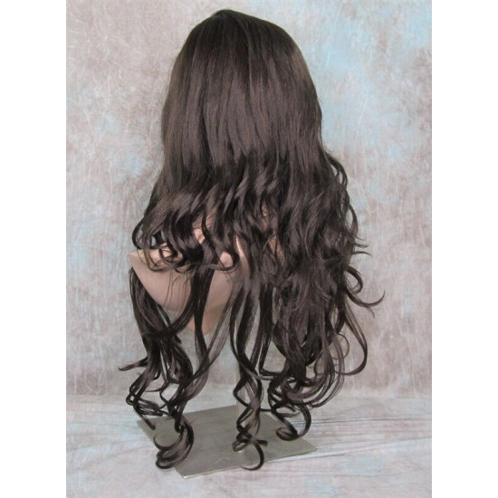 OBSESSION | Dark Brown Long Wig Spiral Curls Skin Part | Forever Young