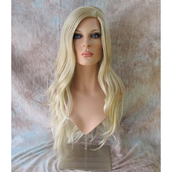 COSABELLA | Honey Blonde Long Wig Gentle Waves Layers Side Part | Forever Young
