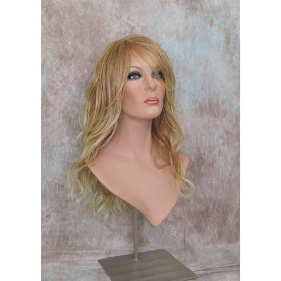 SUNDAY | Strawberry Blonde Mix Long Wig Heat OK Long Bangs Skin Part 