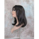 LOLITA | Dark Brown Long Wig Trendy Bob Skin Center Part 