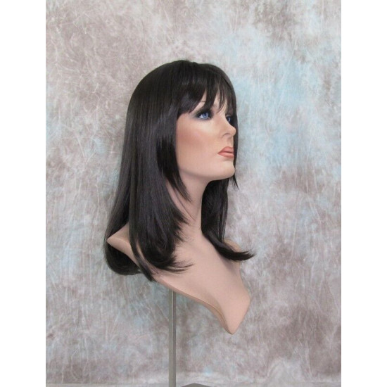 LOLITA | Dark Brown Long Wig Trendy Bob Skin Center Part 