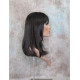 LOLITA | Dark Brown Long Wig Trendy Bob Skin Center Part 