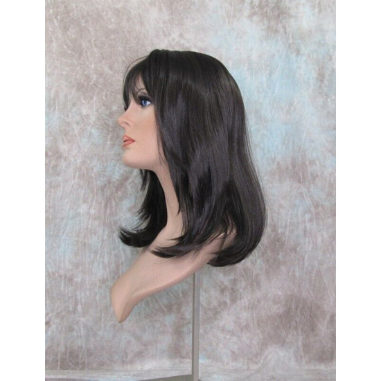 LOLITA | Dark Brown Long Wig Trendy Bob Skin Center Part 