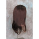 BRITTNEY | Dark Auburn Long Wig Monofilament Side Part Face Frame Long Layers 