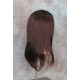 BRITTNEY | Dark Auburn Long Wig Monofilament Side Part Face Frame Long Layers 