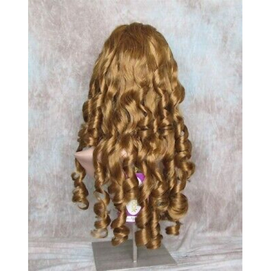 NAOMI | Strawberry Blonde Spiral Curls Long Wig Skin Top 