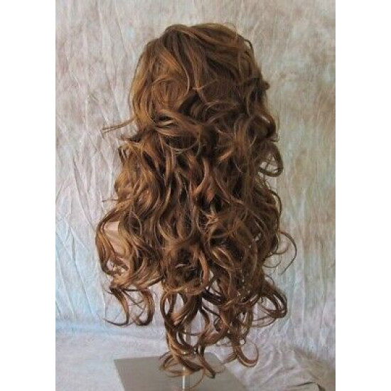 DAREEN | Strawberry Auburn Mix Long Wig All Over Sexy Curls 