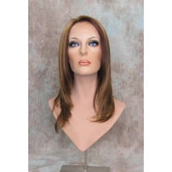 BRITTNEY | Blonde Auburn Mix Long Wig Monofilament Side Part Frame Long Layers 