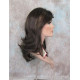 PAULINE | Dark Brown Strawberry Long Wig Long Layered Shag Bangs 