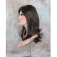 PAULINE | Dark Brown Strawberry Long Wig Long Layered Shag Bangs 
