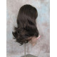 PAULINE | Dark Brown Strawberry Long Wig Long Layered Shag Bangs 