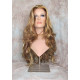 NATALIE XL | 3 Tone Auburn Blonde Long Wig Beautiful Long Layers 28" Skin Top 
