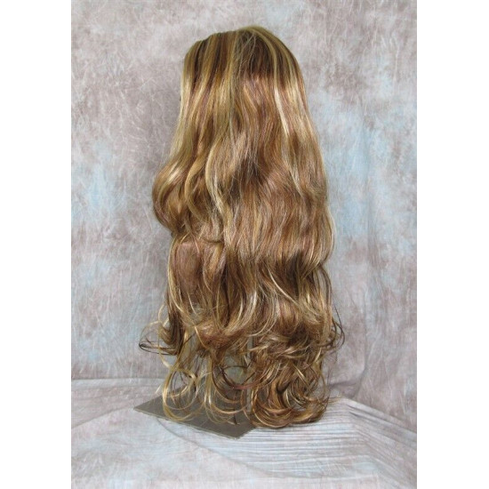NATALIE XL | 3 Tone Auburn Blonde Long Wig Beautiful Long Layers 28" Skin Top 