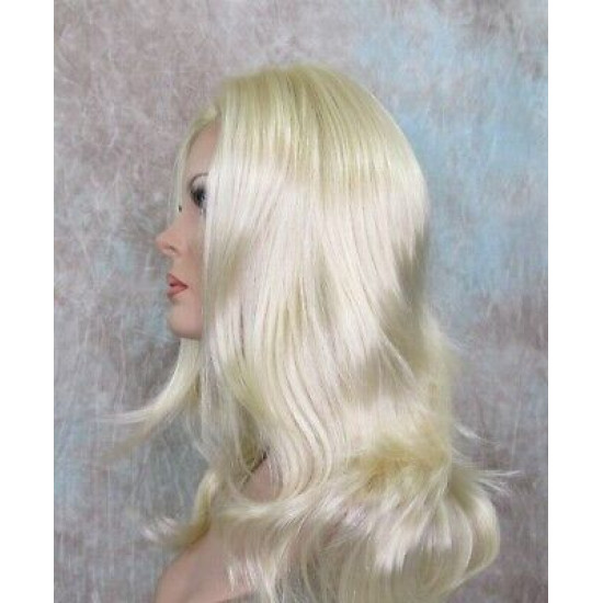 LINDA XXL | Light Blonde Extra Long Layers Wig Full Skin Top 32" 