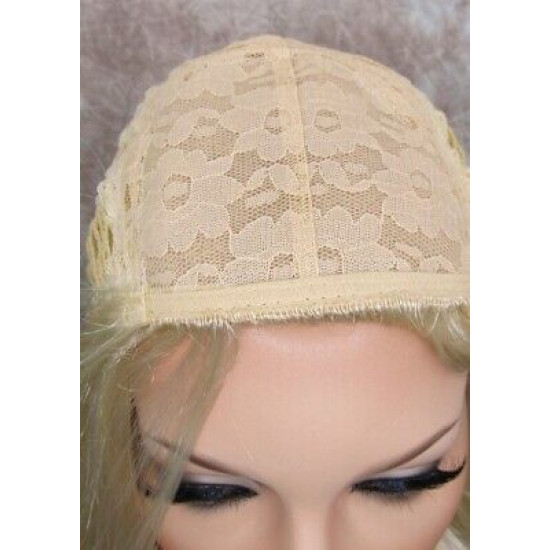 LINDA XXL | Light Blonde Extra Long Layers Wig Full Skin Top 32" 