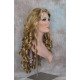 NAOMI | Strawberry Blonde Mix Spiral Curls Long Wig Skin Top 