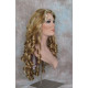 NAOMI | Strawberry Blonde Mix Spiral Curls Long Wig Skin Top 