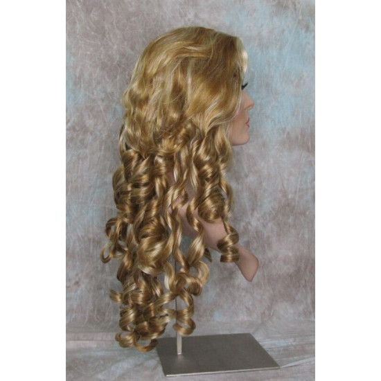 NAOMI | Strawberry Blonde Mix Spiral Curls Long Wig Skin Top 