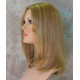 CAMERON | Medium Ash Blonde Mix Medium Wig Face Frame Skin Top Center Part 