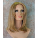CAMERON | Medium Ash Blonde Mix Medium Wig Face Frame Skin Top Center Part 