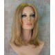 CAMERON | Medium Ash Blonde Mix Medium Wig Face Frame Skin Top Center Part 