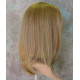 CAMERON | Medium Ash Blonde Mix Medium Wig Face Frame Skin Top Center Part 