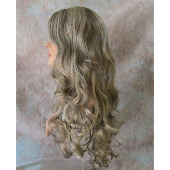 BROADWAY | Long Waves Wig COLOR CHOICE Layers Part Bangs 