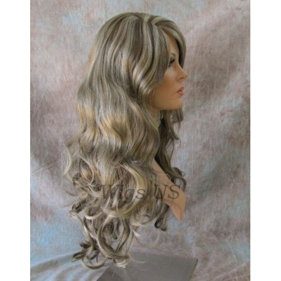 BROADWAY | Long Waves Wig COLOR CHOICE Layers Part Bangs 