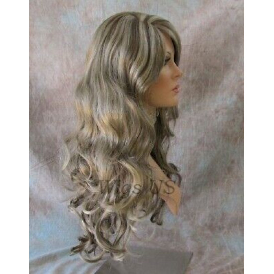 BROADWAY | Long Waves Wig COLOR CHOICE Layers Part Bangs 