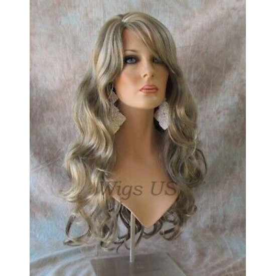 BROADWAY | Long Waves Wig COLOR CHOICE Layers Part Bangs 