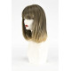 CLASSIC PAGE | Dark Brown Long Bob Bangs Heat OK Mono Part | Forever Young 