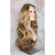LINDA XL | 3 Tone Auburn Blonde Mix Long Layers Wig Full Skin Top 28" 