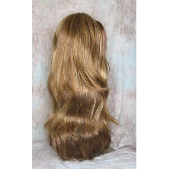 LINDA XL | 3 Tone Auburn Blonde Mix Long Layers Wig Full Skin Top 28" 