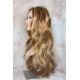 LINDA XL | 3 Tone Auburn Blonde Mix Long Layers Wig Full Skin Top 28" 