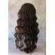 HS KEY WEST | Brown Auburn Wide Curls Side Part Bangs Long Wig HEAT OK