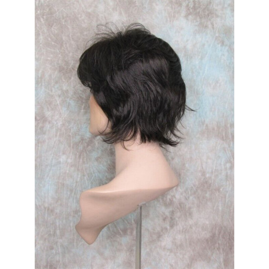 SWANNA | Dark Brown Short Wig Shorter Full Body Layers Bangs 