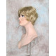 AMANDA | Honey Blonde Short Layered Wig Curls Volume 