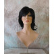DEIDRE | Jet Black Medium Wig Shag Long Bangs Flicked Back Ends