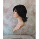 DEIDRE | Jet Black Medium Wig Shag Long Bangs Flicked Back Ends