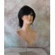 DEIDRE | Jet Black Medium Wig Shag Long Bangs Flicked Back Ends