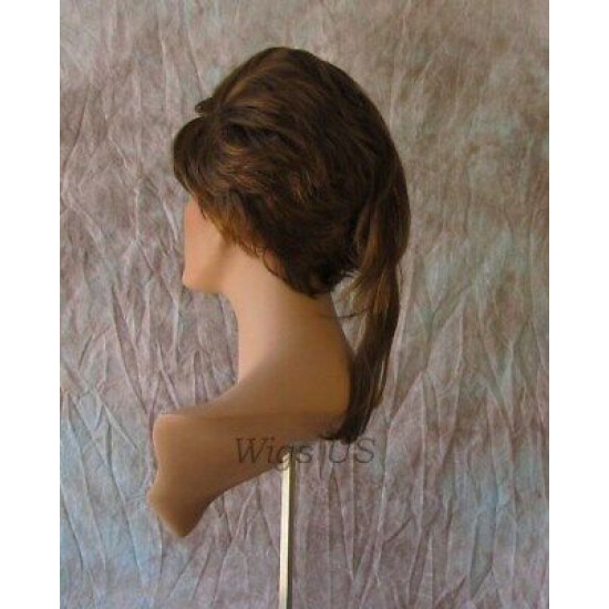 KILLER BEAUTY | Medium Brown Faux Hawk Mohawk Short Wig Tail | Forever Young 