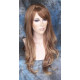 TONYA | Auburn Golden Blonde Tips Long Wig Gentle Loose Waves Bangs Part 