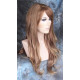 TONYA | Auburn Golden Blonde Tips Long Wig Gentle Loose Waves Bangs Part 
